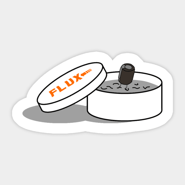 Flux Capacitor Sticker by slvrhwks